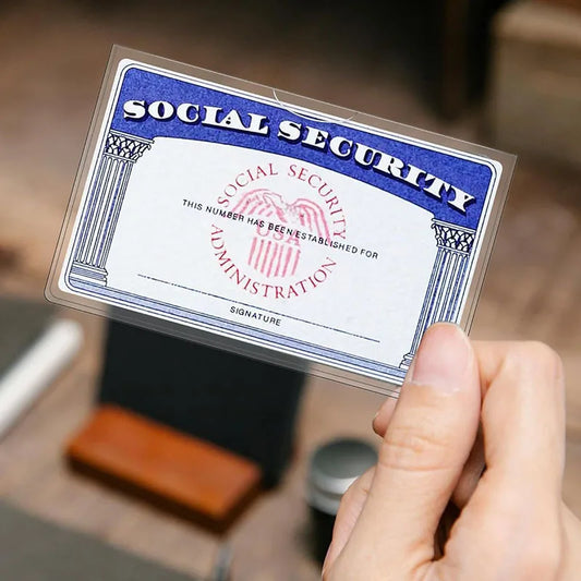 Waterproof Social Security Card Holder | Durable & Portable Protection