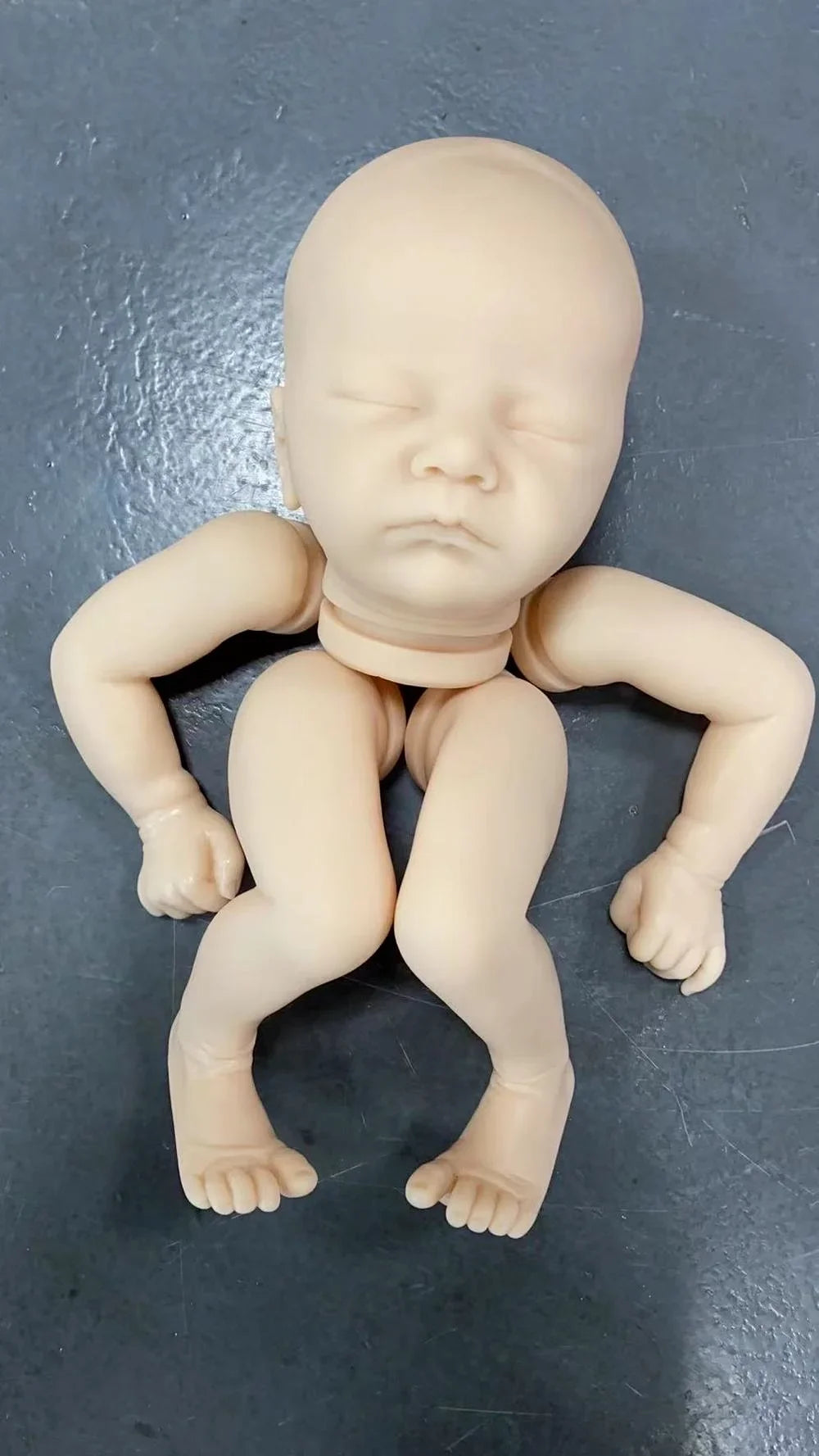 Kit de Muñeca Reborn de 18" - Partes de Bebé Recién Nacido Durmiendo Sin Terminar