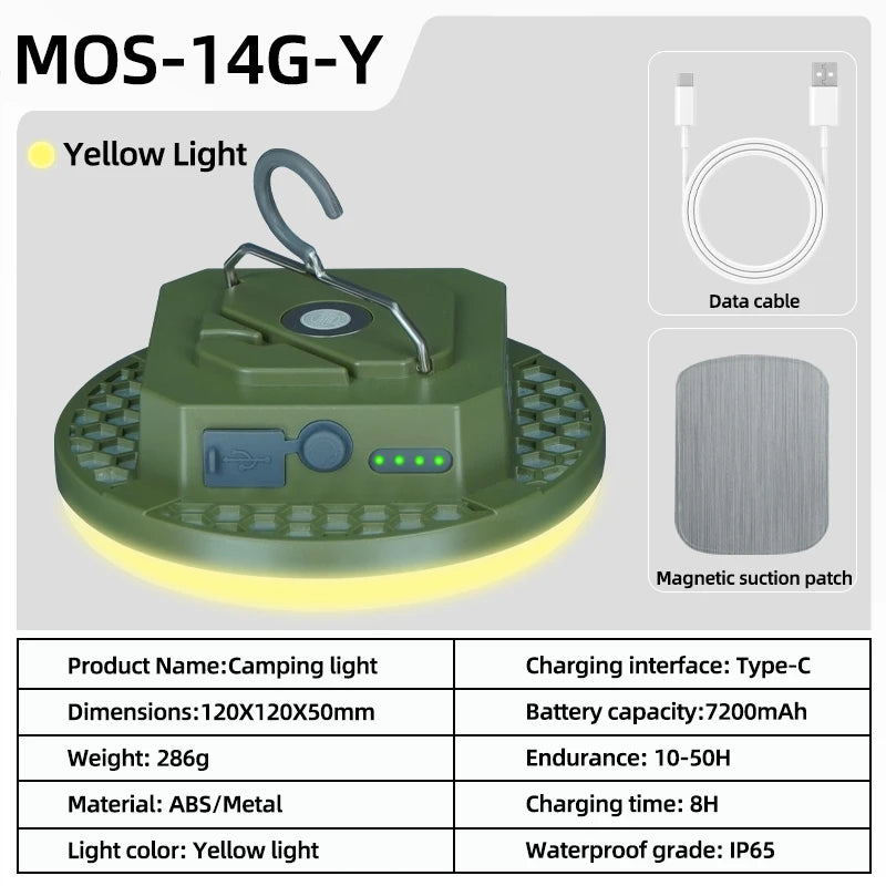 Rechargeable Camping Lantern | Portable Light for Outdoor Adventures