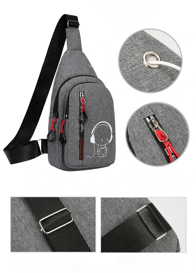 Stylish Casual Chest Bag for Men | Versatile Crossbody Backpack