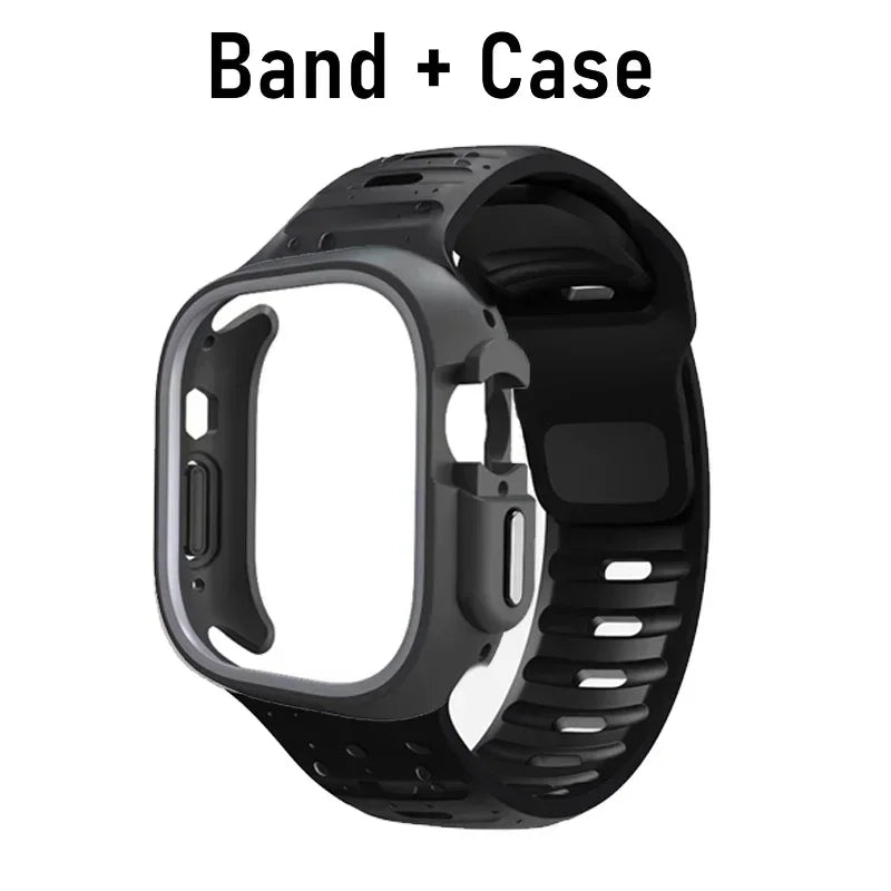 Versatile TPU Case & Silicone Strap for Smartwatches
