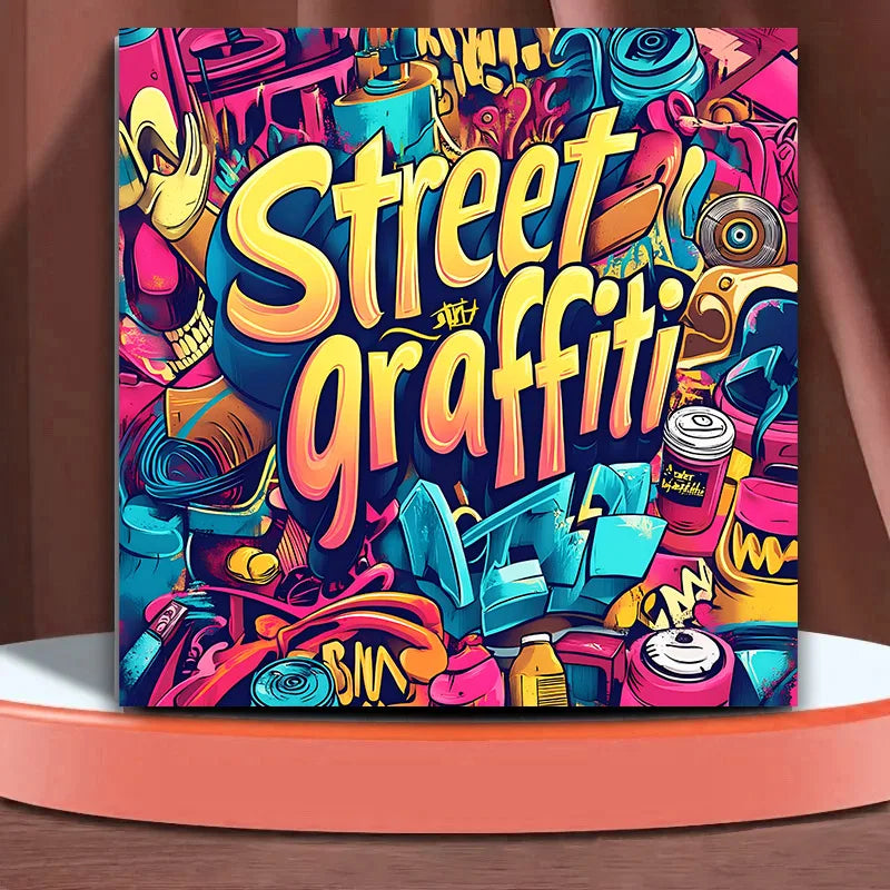 Adult Joint Graffiti Colouring Book | Creative Stress Relief