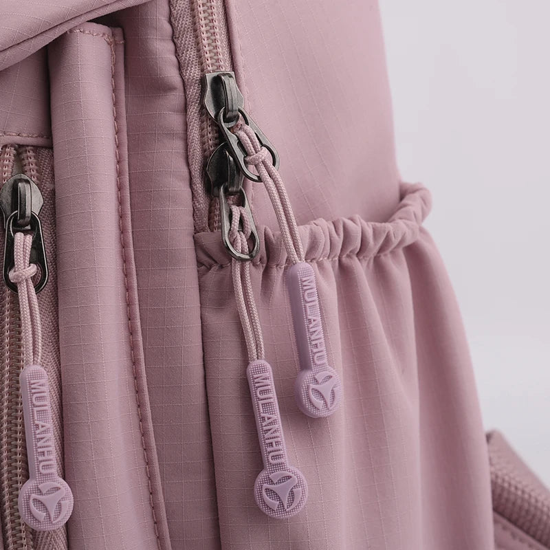 Durable Waterproof Nylon Backpack for Women | Travel & School