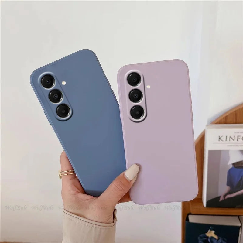 Shockproof Liquid Silicone Case for Samsung Galaxy A17 | Soft & Durable