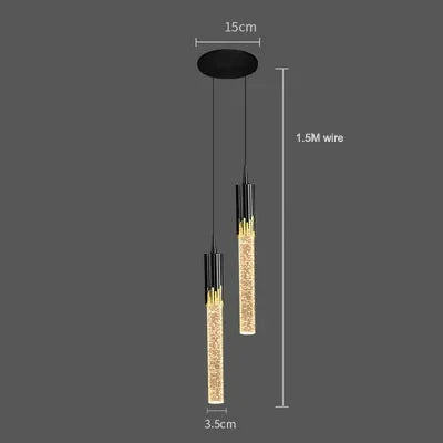 Lámparas colgantes de cristal LED | Iluminación moderna para cada espacio