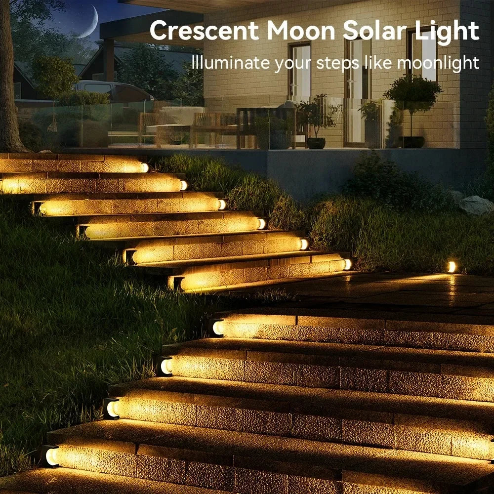 Solar-Powered LED Step Lights | Outdoor Sensor Lighting Solutions