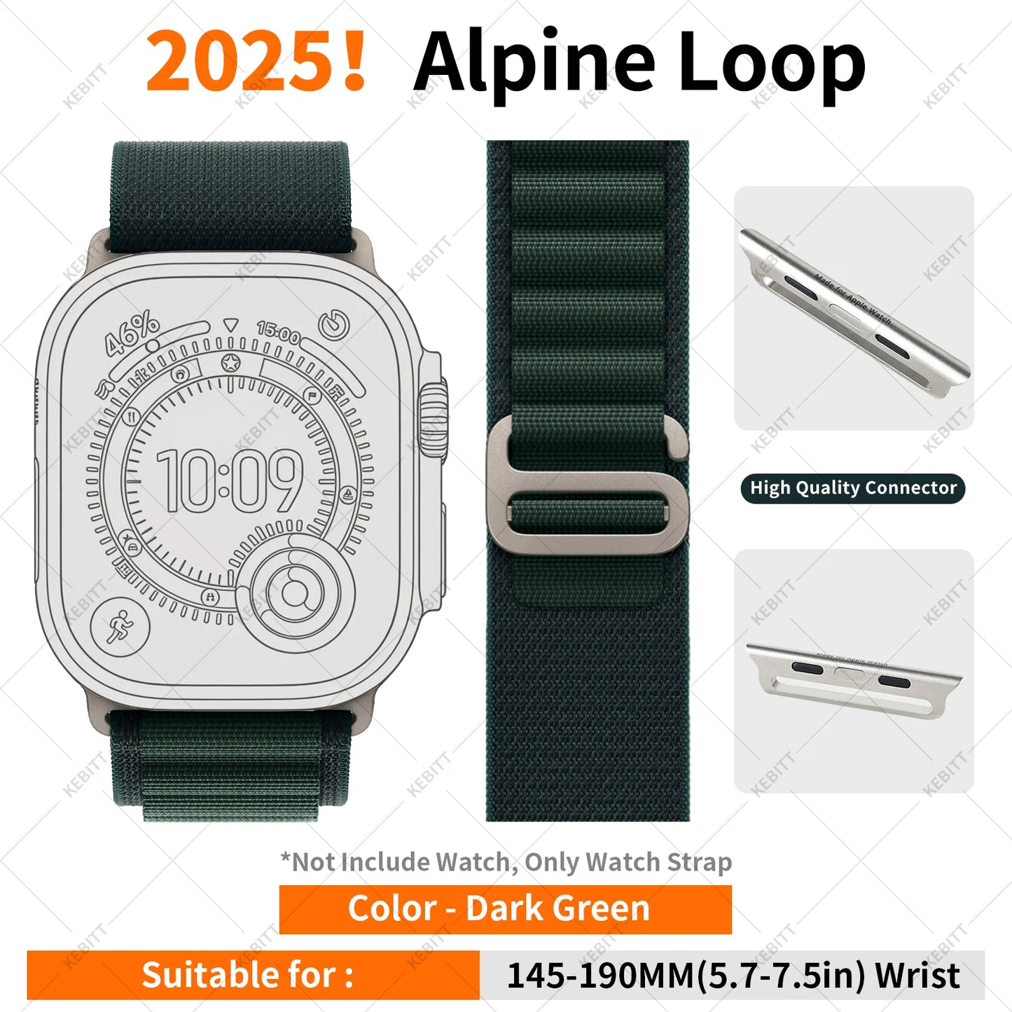 High-Quality Nylon Strap Alpine Loop for Smartwatch | Comfort & Style