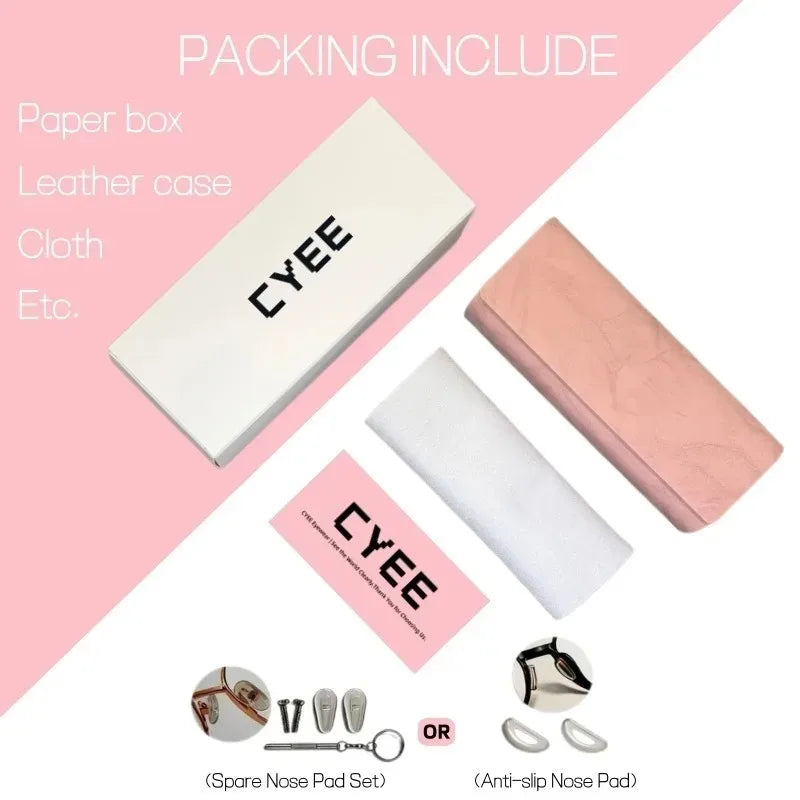 Customizable Cat Eye Anti Blue Ray Reading Glasses for Women