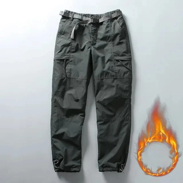 Thick Waterproof Fleece Cargo Pants | Ideal Winter Outdoor Wear