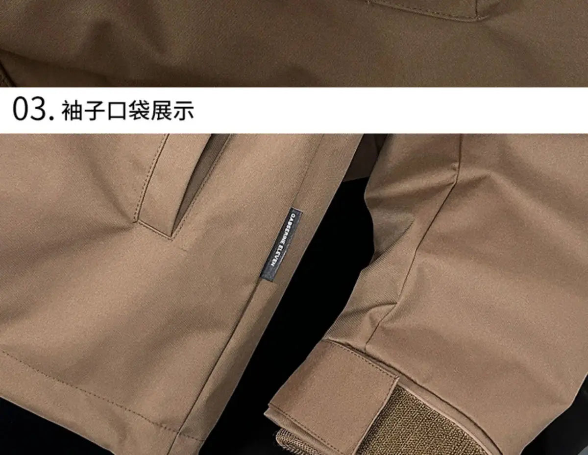 Men's Casual Hooded Parka | Warm Multi-Pocket Winter Jacket