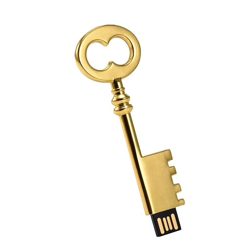 Heart Shaped USB 2.0 Flash Drive | Stylish 64GB Copper Memory Stick
