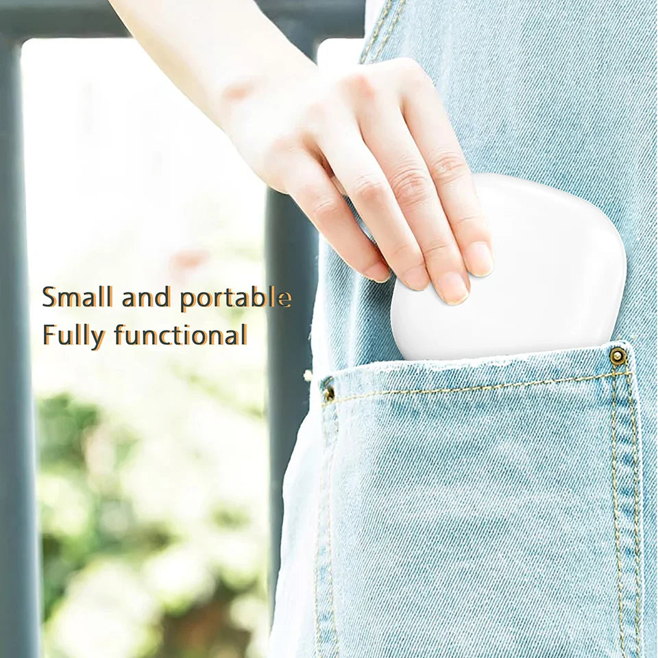 Portable Compact LED Makeup Mirror with 5x/10x Magnification