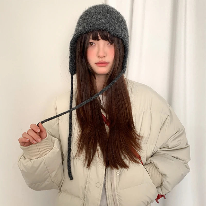 Winter Knitted Earmuff Hat | Casual Fashion Protection & Warmth