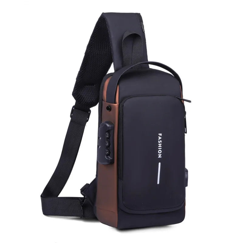 Men's Anti-Theft Chest Bag | Durable & Stylish for Adventures