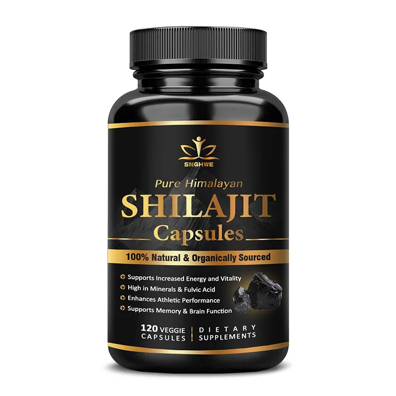 Pure Himalayan Organic Shilajit Supplement for Energy & Immunity