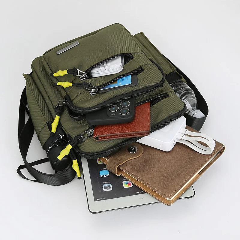 Bandolera de viaje multifuncional para hombre | Elegante y duradera