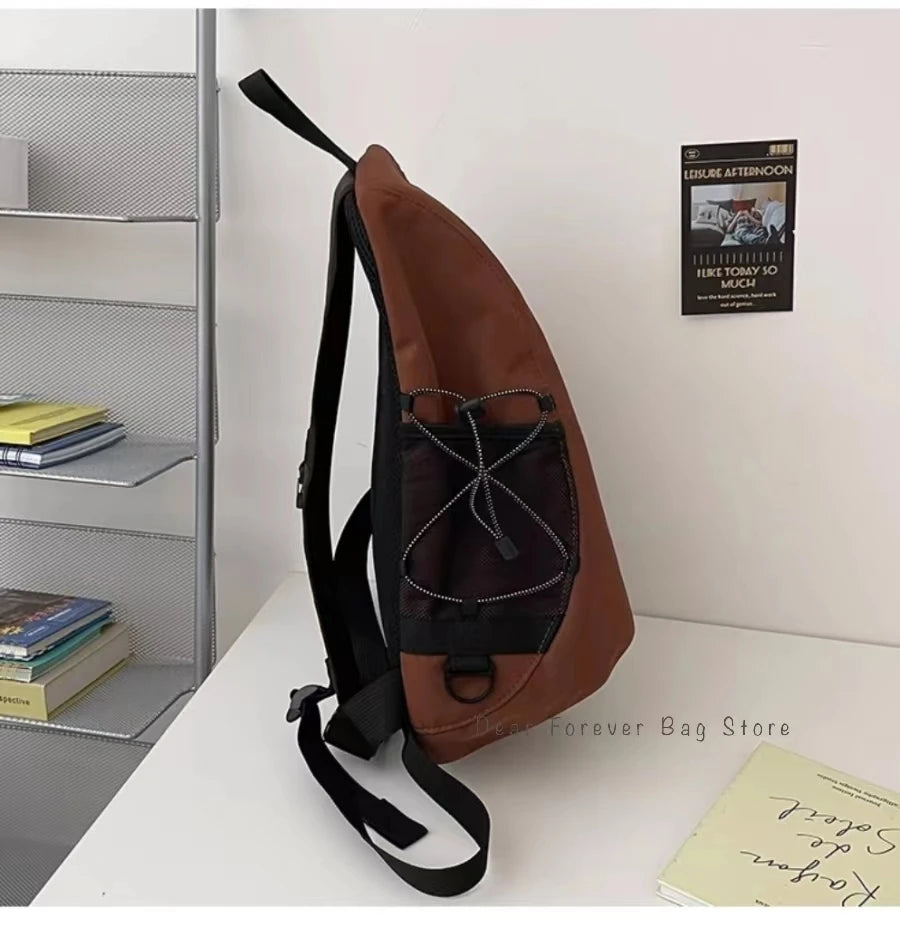 Trendy Portable Nylon Crossbody Bag for Travel & Sports