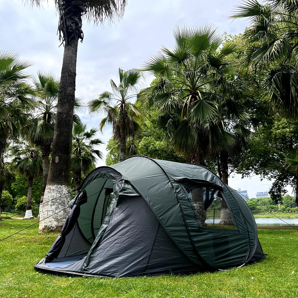 Spacious Waterproof Pop-Up Tent for 5-8 People | Quick Open Design