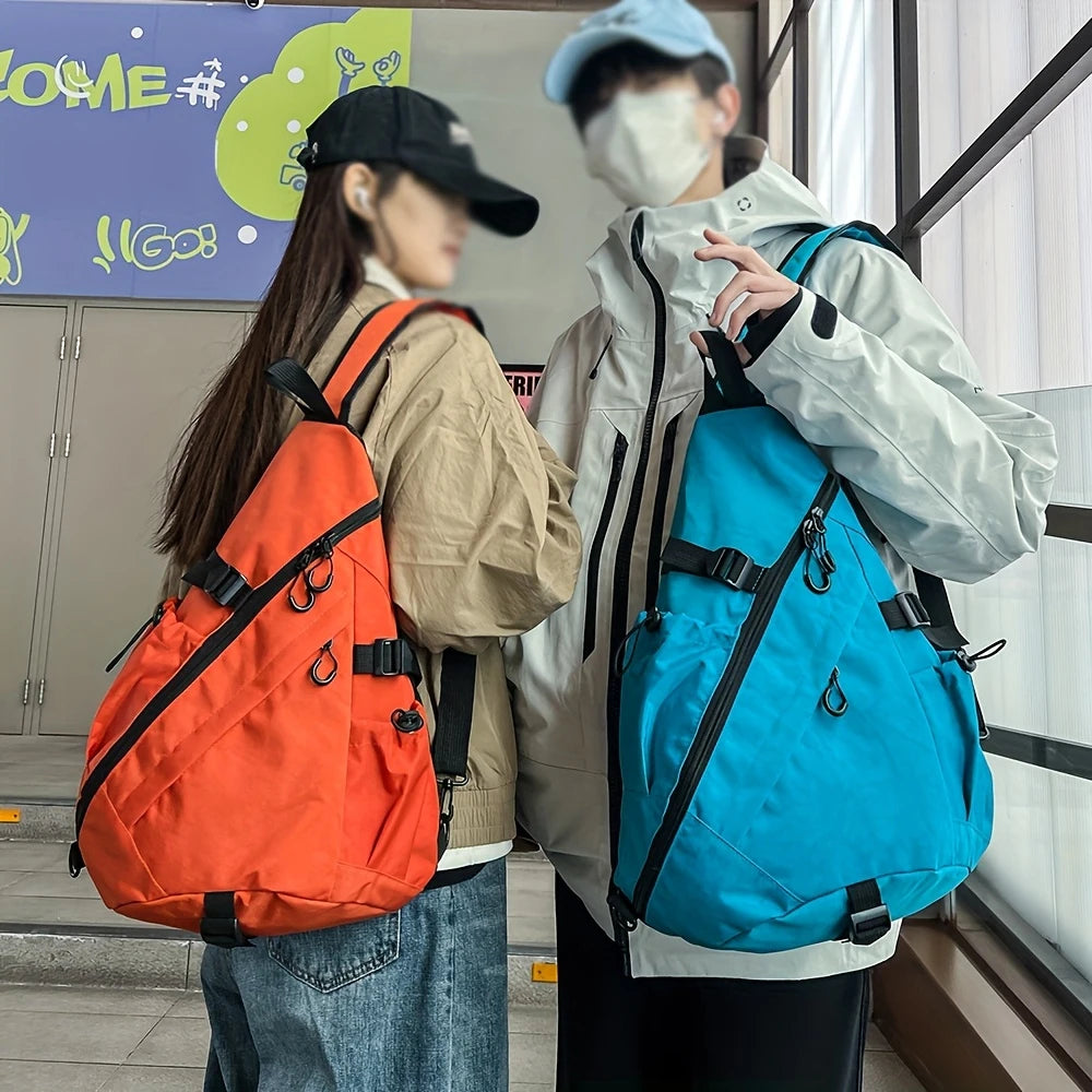 Large Capacity Chest Bag, Sports Shoulder Bag, Cycling Bag, Workwear Bag, New Functional and Versatile Crossbody Bag