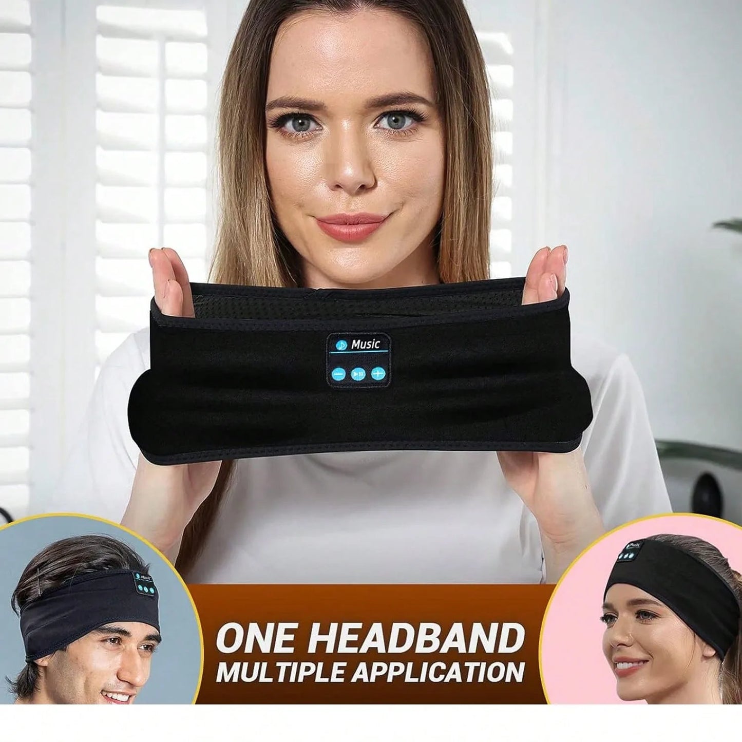 Bluetooth Sleep Headphones | Wireless Music Earbuds Eye Mask