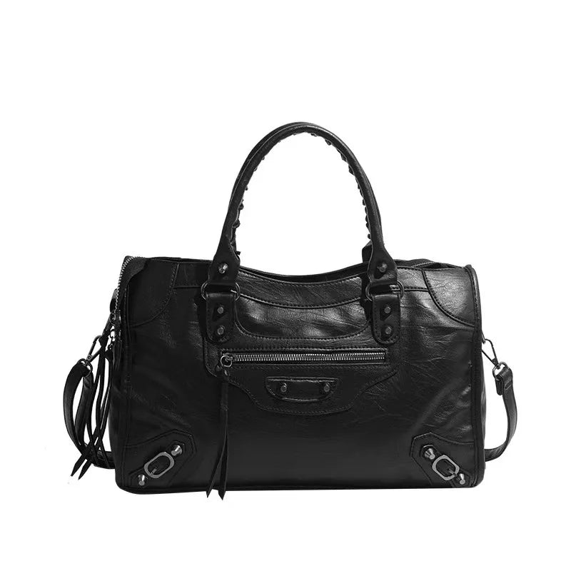 Trendy Women's City Tote Bag | Classic Y2K Street Fashion