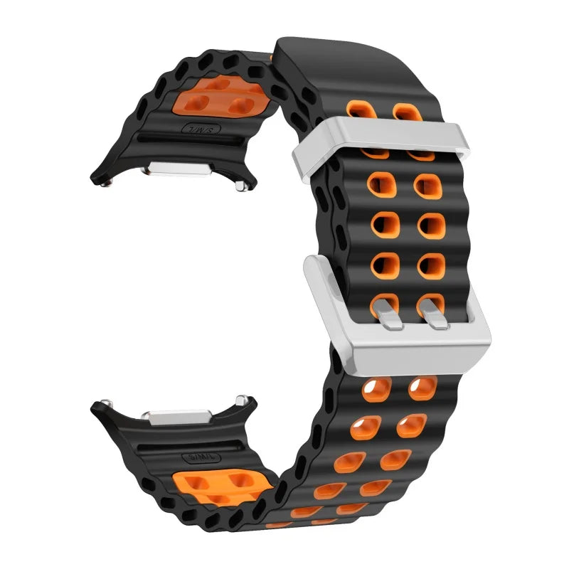 Silicone Sports Strap for Galaxy Watch | Breathable Marine Band