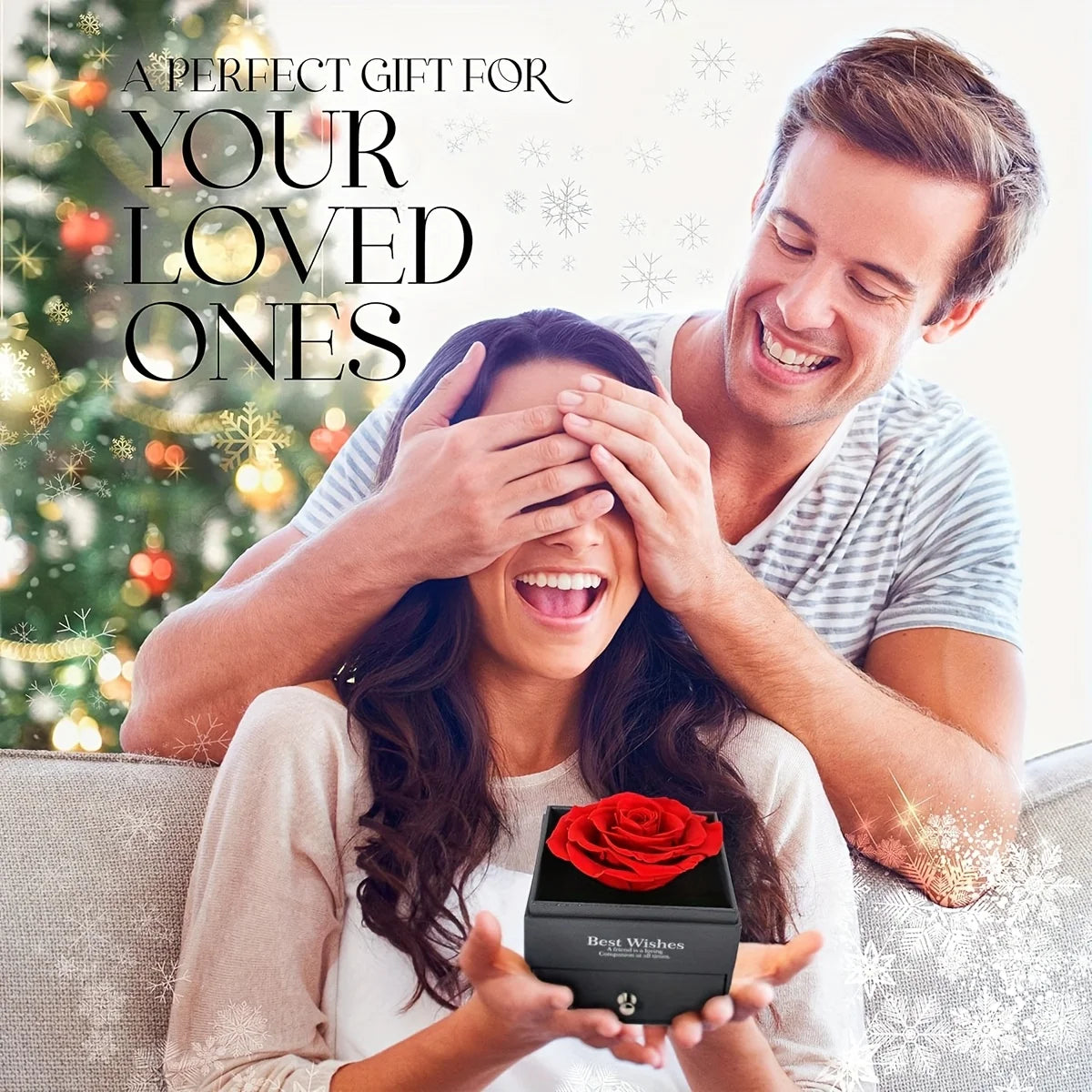 Rose Soap Gift Box with MOM Necklace | Perfect Gift for Mom