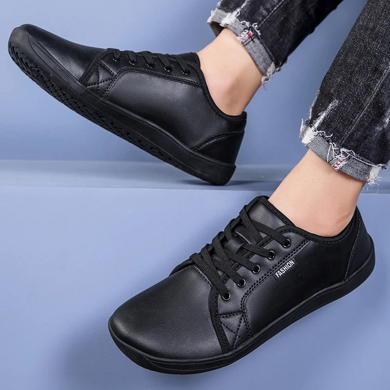 Lightweight Black Barefoot Walking Shoes for Men and Women
