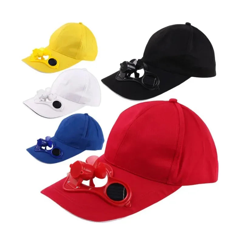 Solar Fan Cap | Lightweight UV Protection Baseball Hat for Summer