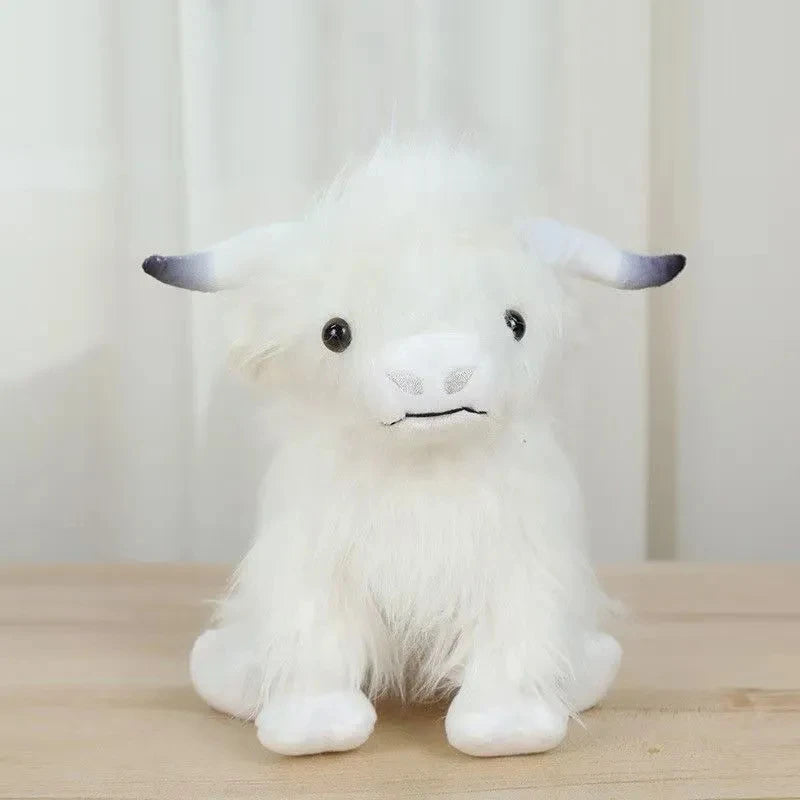 Funny Highland Cow Plush Toy | Soft Cuddly Stuffed Animal