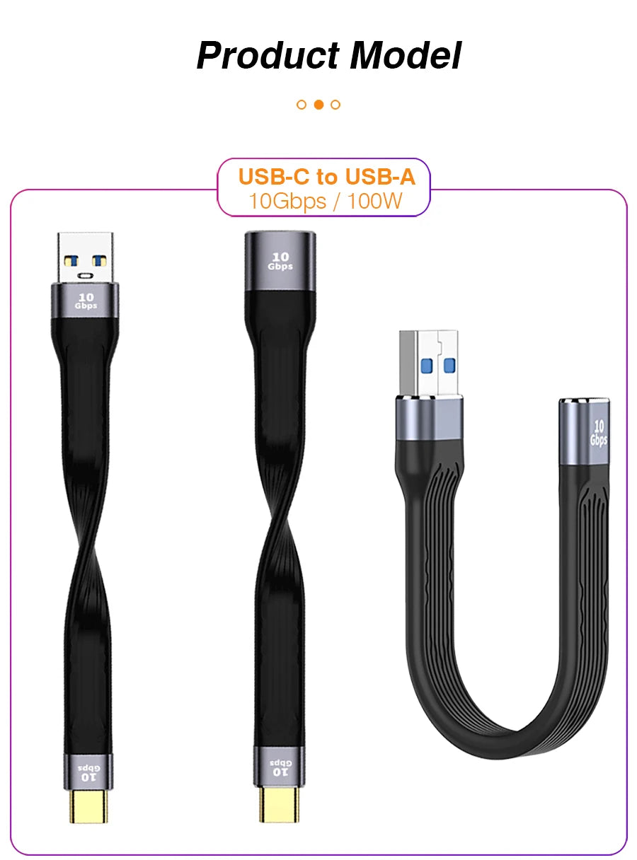USB 3.1 10Gbps Data Transfer Cable | Fast Charging & High-Speed
