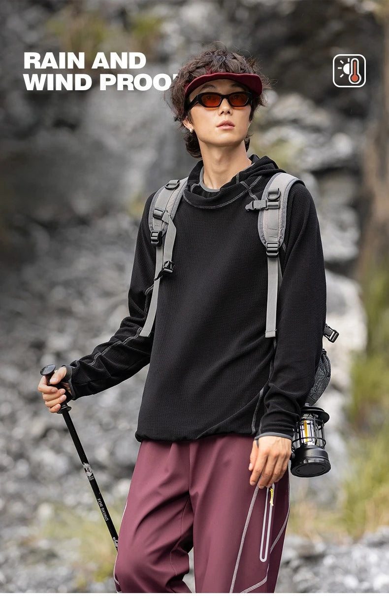Hooded Fleece-Lined Sweatshirt | Ultimate Warmth for Outdoor Adventures