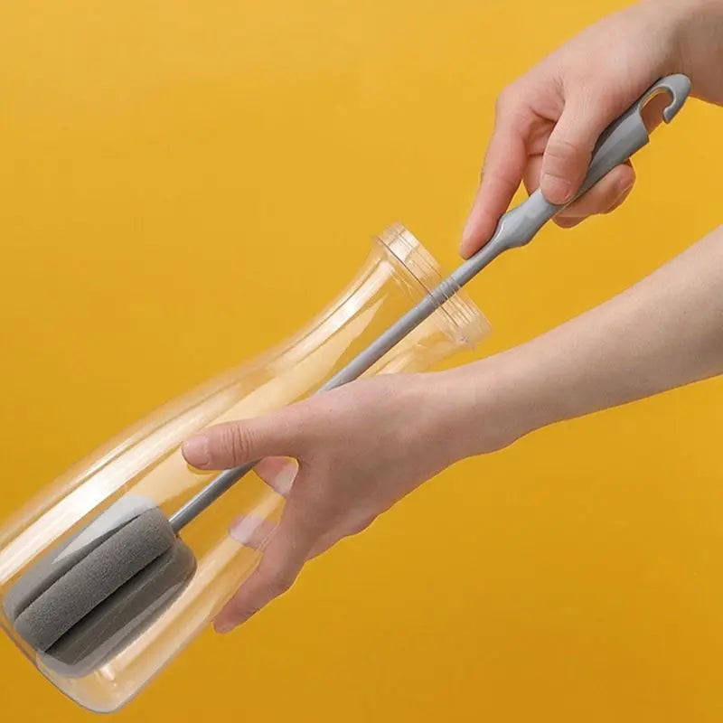 360° Rotating Silicone Baby Bottle Brush | Easy Cleaning Tool