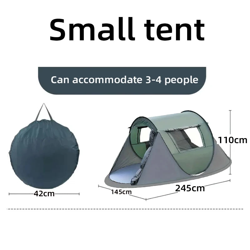 Spacious Waterproof Pop-Up Tent for 5-8 People | Quick Open Design