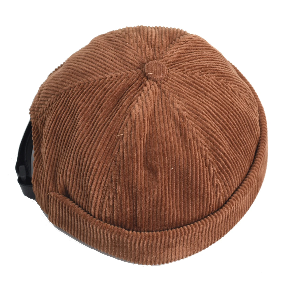 Adjustable Retro Corduroy Docker Beanie | Unisex Streetwear Hat