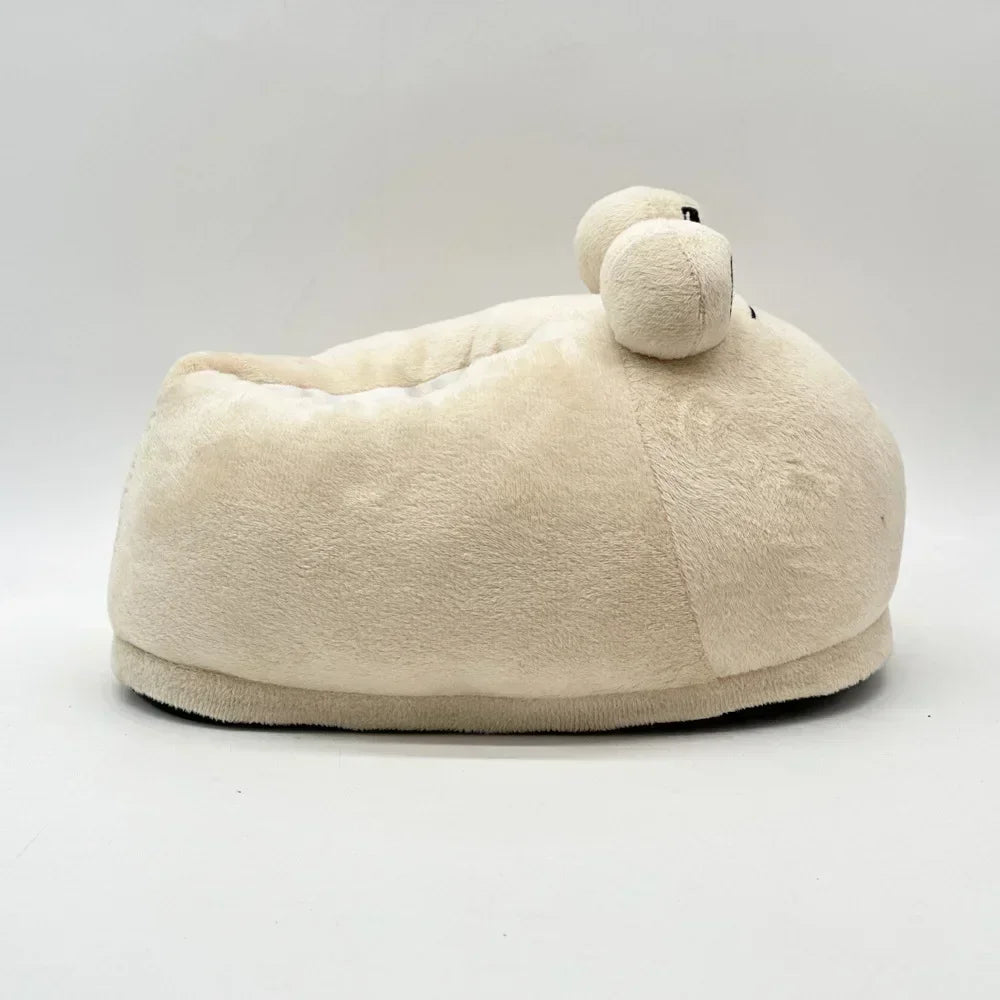 Cozy Cartoon Plush Slippers | Cute Anime Style Indoor Shoes