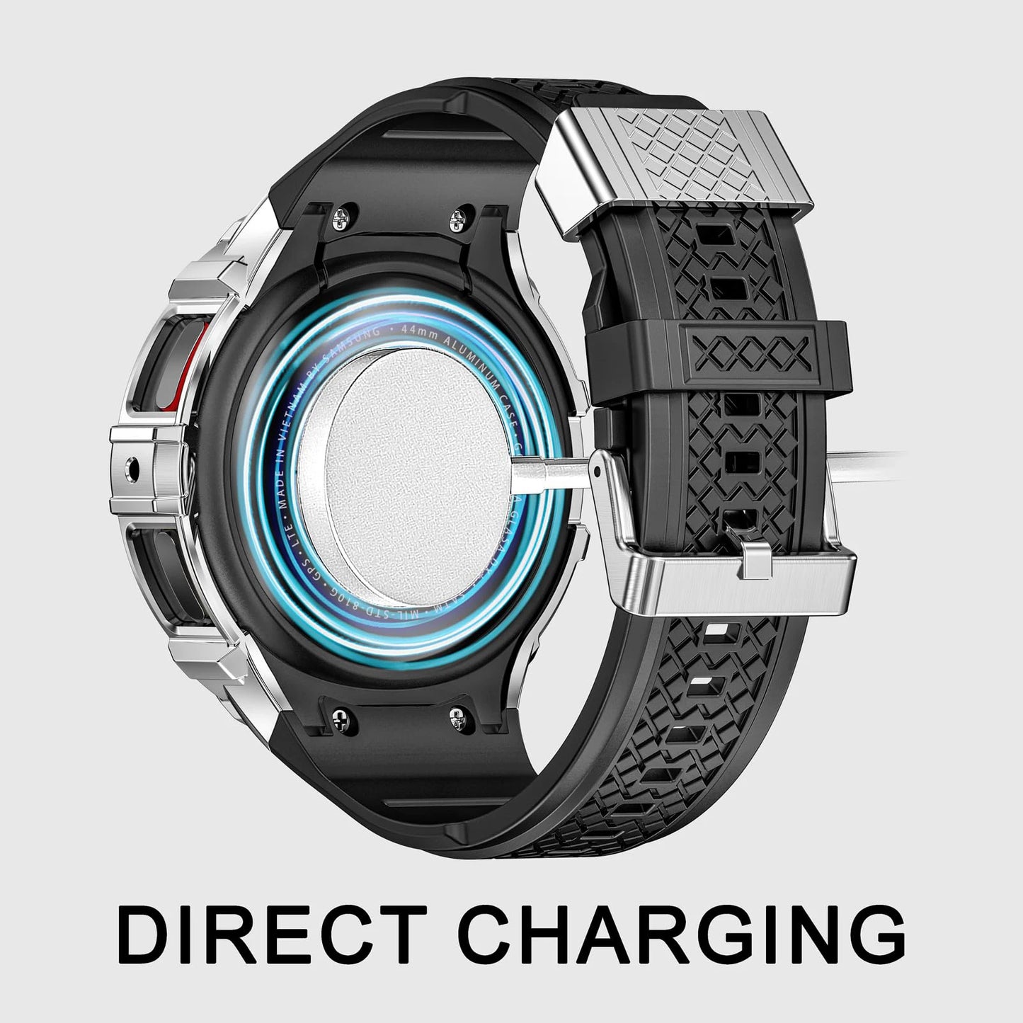 Stainless Steel Case & TPU Band for Galaxy Watch 4 5 6 7