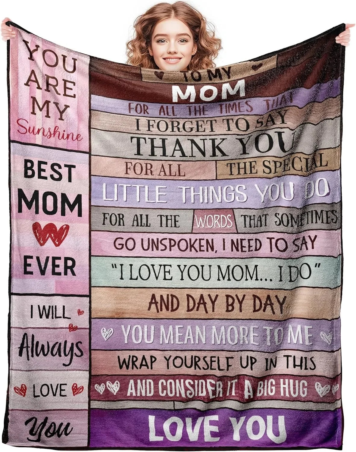 Super Soft Flannel Throw Blanket | Unique Gifts for Mom