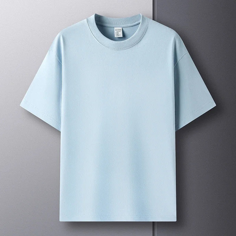Men's Breathable Cotton Summer T-Shirt | Fashionable Short Sleeve Top