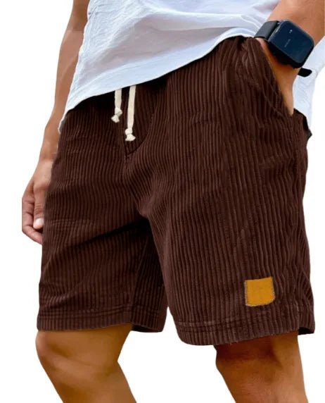 Men's Retro Corduroy Casual Shorts | Stylish Summer Essential