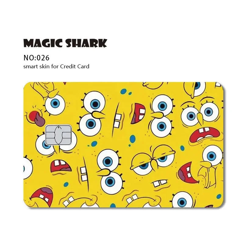 Cartoon Waterproof Skin Cover Sticker for Credit and Debit Cards