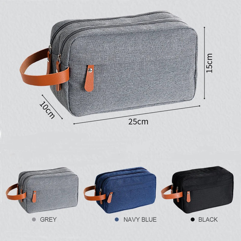 Waterproof Toiletry Bag for Men | Travel Organizer Dopp Kit