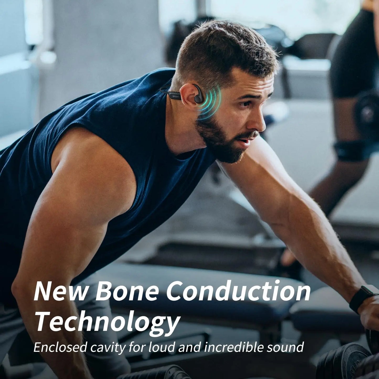 Waterproof Bone Conduction Wireless Earphones | 32GB MP3 Headset