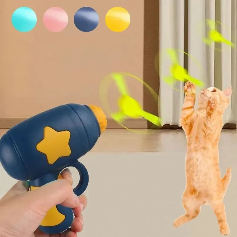 Interactive Cat Toy | Fun Chasing Disc Launcher for Kittens