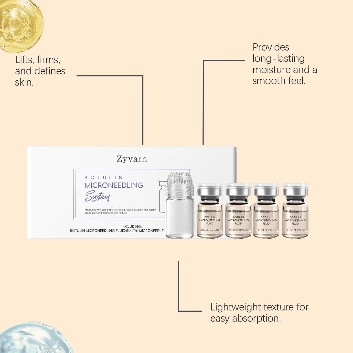 Anti-Age Microcrystalline Essence | Skin Renewal with Roller Tool