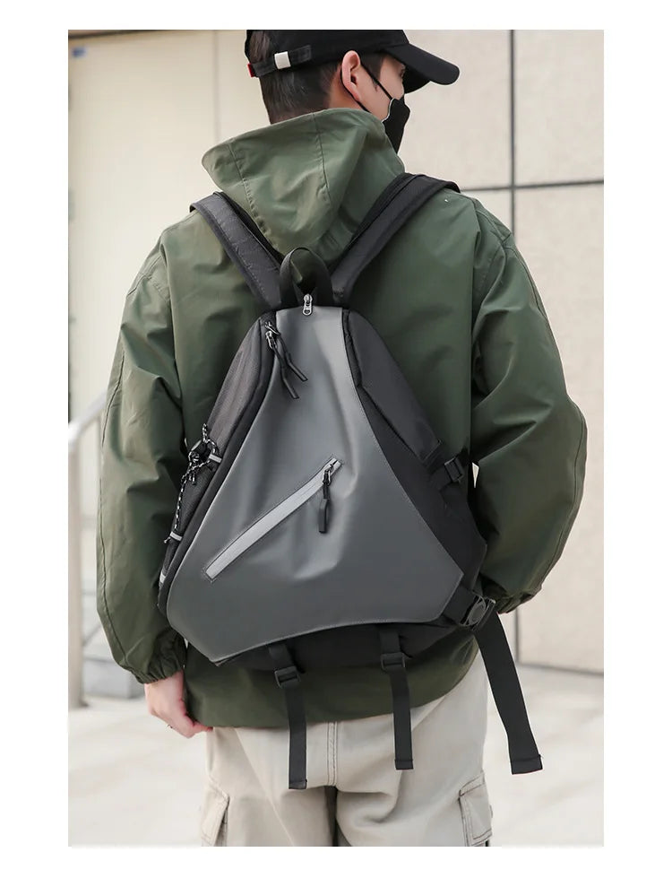 Men's Waterproof Large Capacity Crossbody Chest Bag | Fashionable & Functional