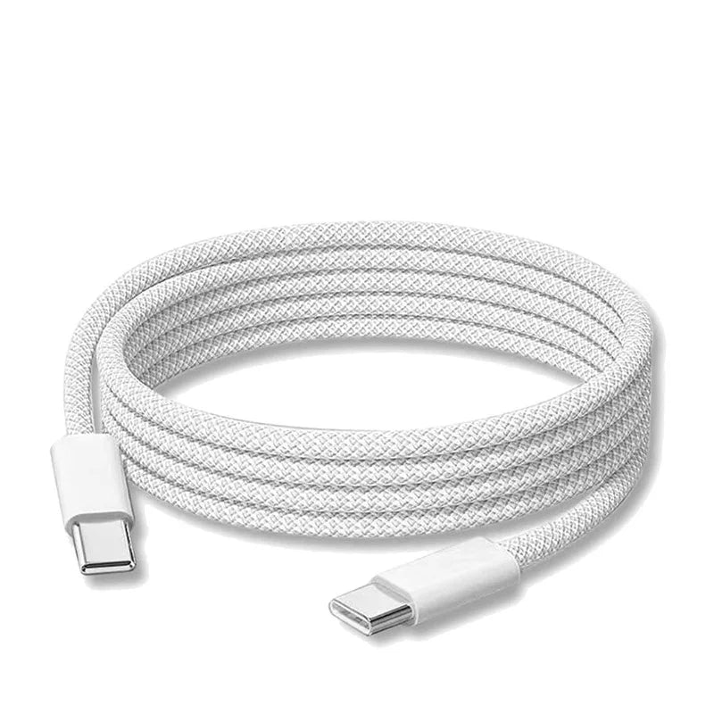 PD 60W Fast Charging USB C to Type C Cable | Colorful Weaving Options