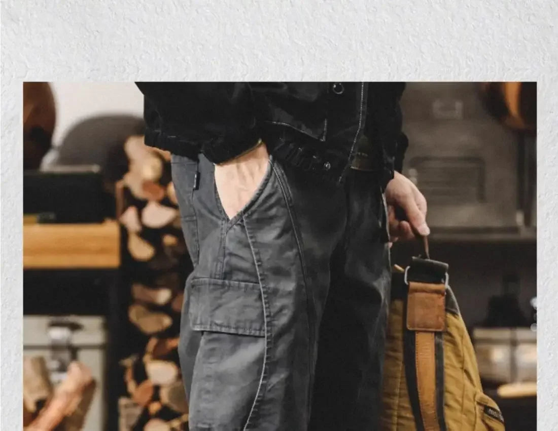 Men's Loose Straight Casual Trousers | Comfortable Outdoor Pants