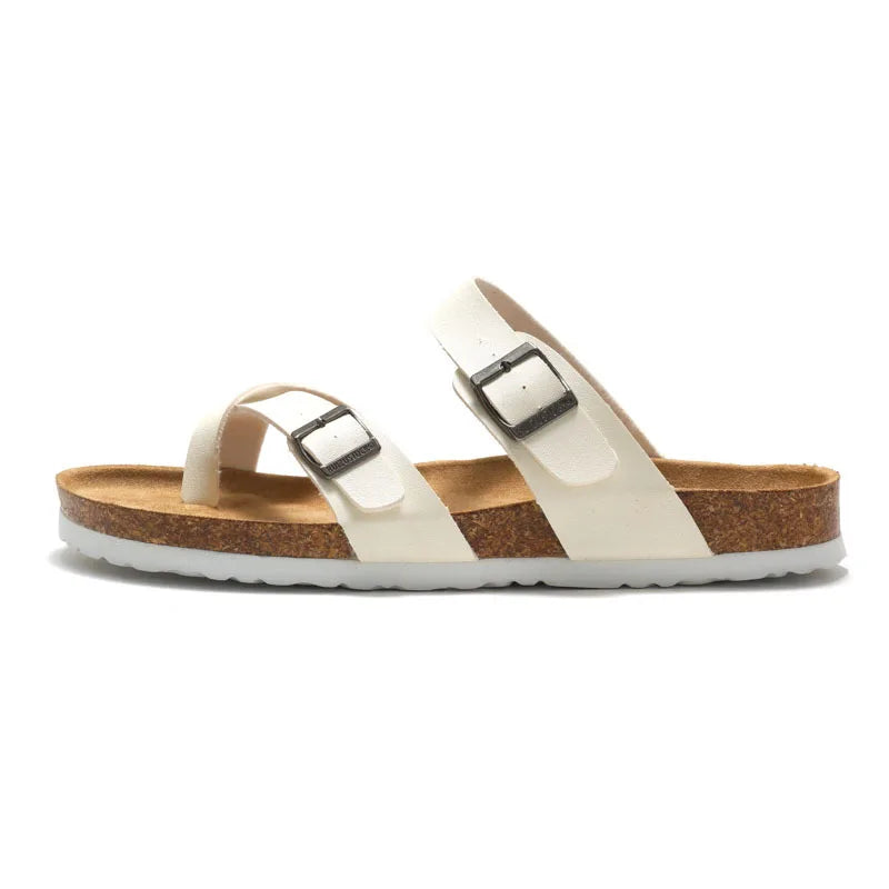 Summer Women's Cork Slippers | Trendy Casual Beach Footwear