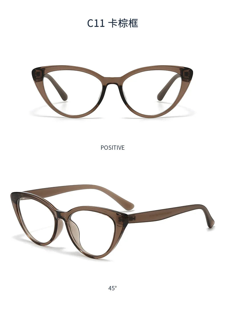 Stylish Cat Eye Anti Blue Light Glasses for Women | Prescription Ready